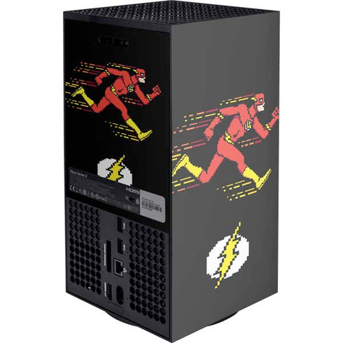DC Comics The Flash Pixelated Running Pose XBox Series X Digital Edition Console Skin